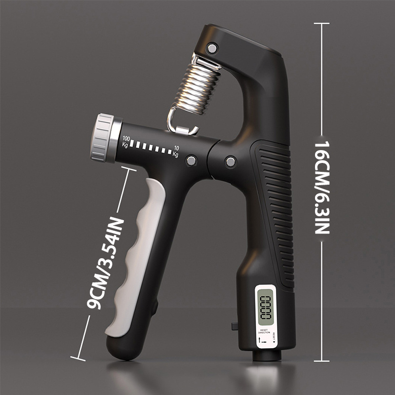 Counting Grip Strengthener, Arm Muscle Exercise Device, Adjustable Wrist Strength Training and Hand Rehabilitation Equipmen