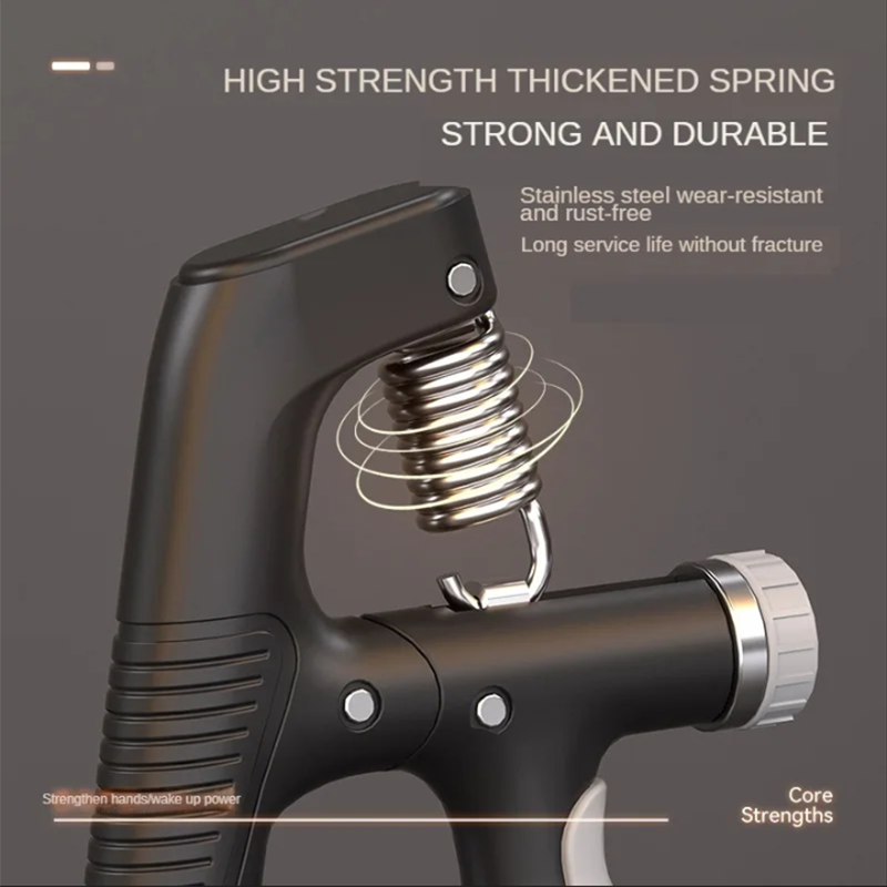 Counting Grip Strengthener, Arm Muscle Exercise Device, Adjustable Wrist Strength Training and Hand Rehabilitation Equipmen