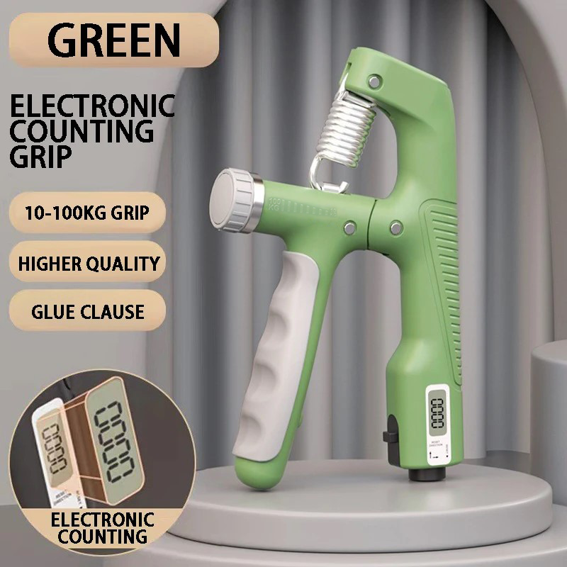 Counting Grip Strengthener, Arm Muscle Exercise Device, Adjustable Wrist Strength Training and Hand Rehabilitation Equipmen